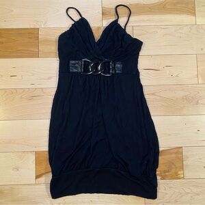 Y2K Black Chiffon Mini Dress Clubwear Indie Sleaze SEDUCTIONS